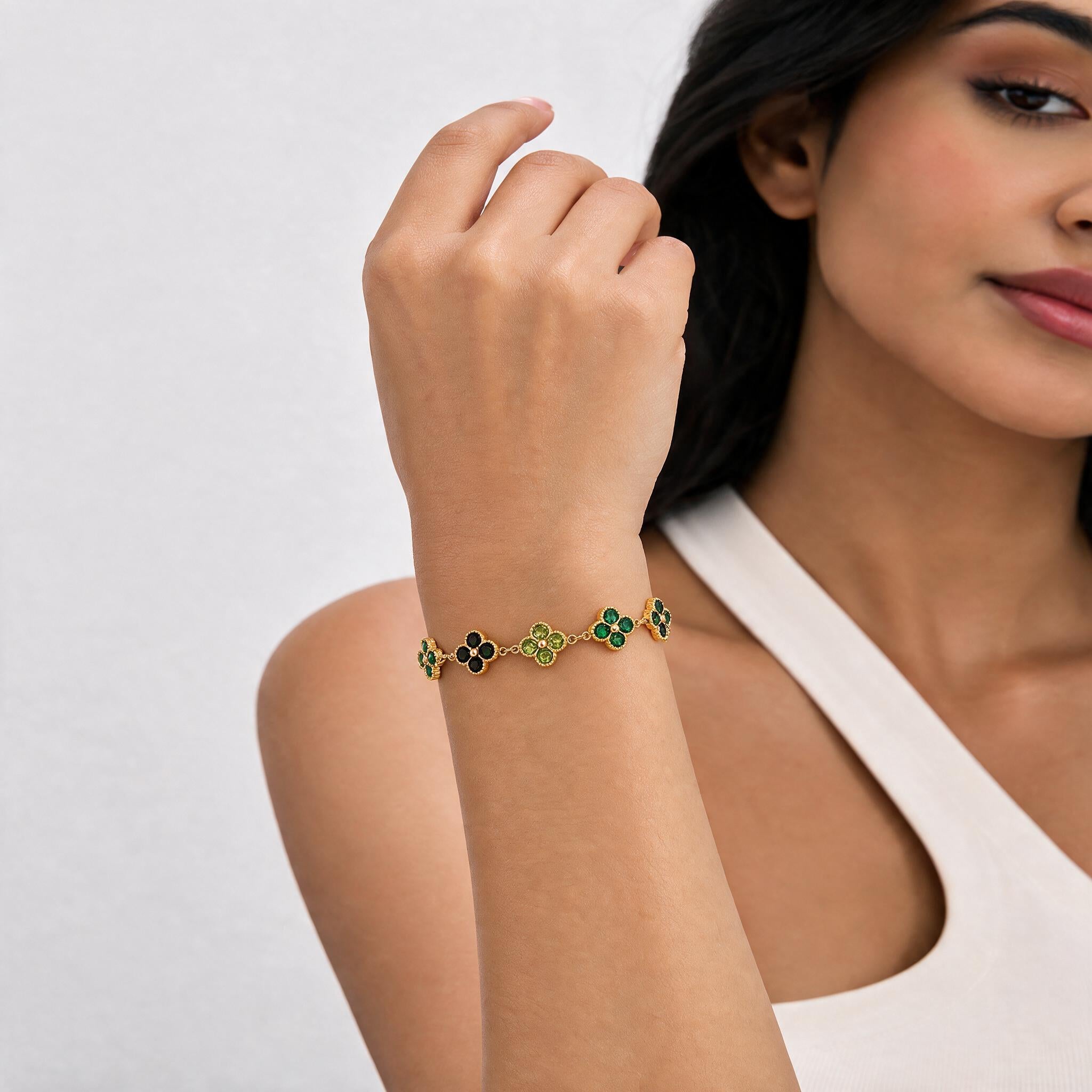 Bracelet CLOVER ÉMERAUDE