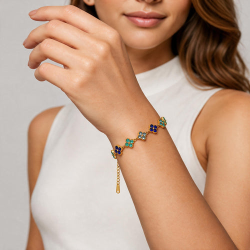 Bracelet CLOVER AZUR